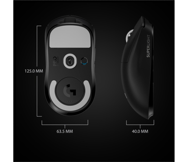 Logitech G PRO X Superlight czarny - 613751 - zdjęcie 12